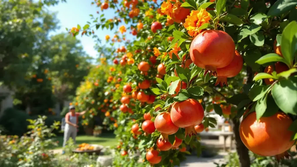 De granaatappelboom is een ideaal fruitboom voor uw tuin: schaduwrijk, onderhoudsvriendelijk en verstoort de grond niet