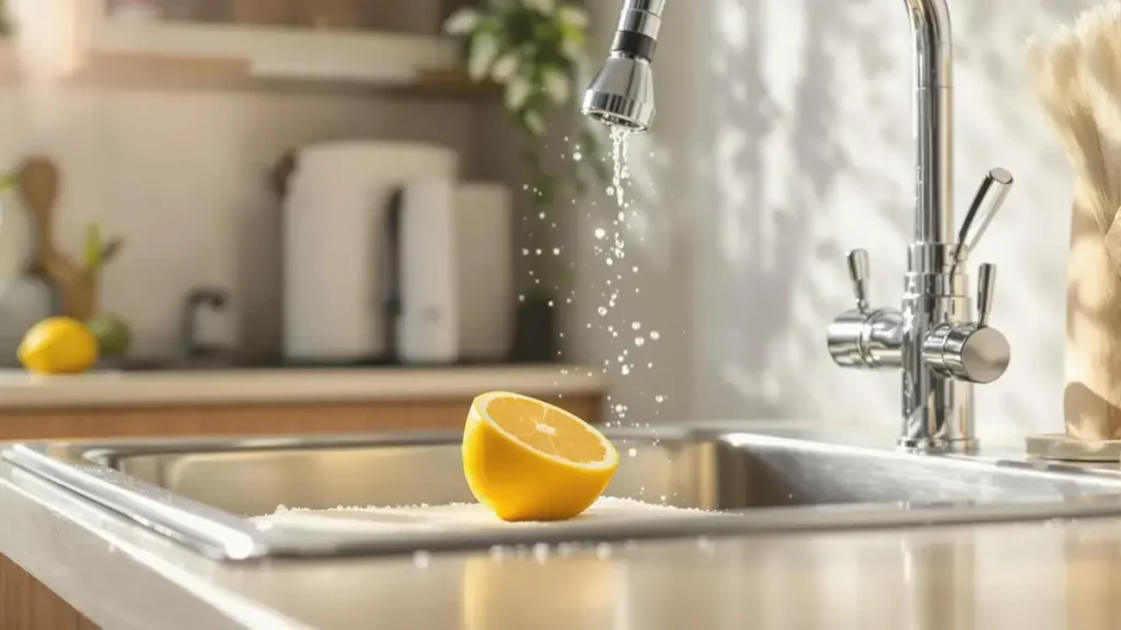 Een eenvoudig fruit onder de gootsteen reguleert effectief de luchtvochtigheid in de keuken